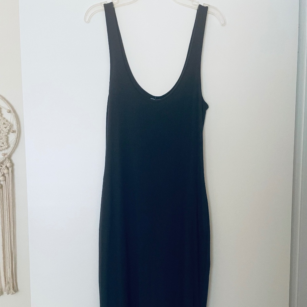 Moda International Gray Midi Dress
